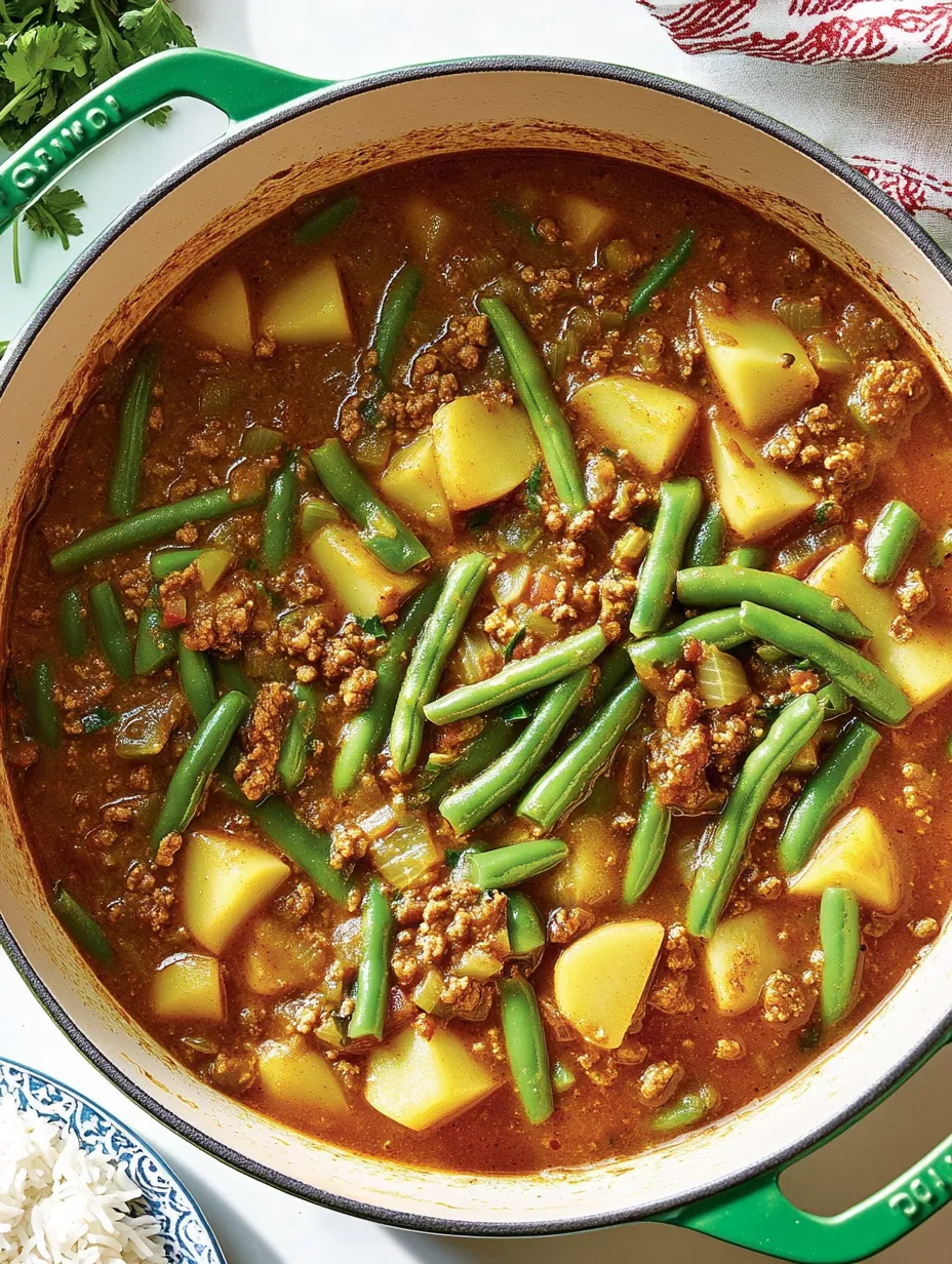 Green Bean Pan with Potatoes and Ground Meat – Hearty and Delicious