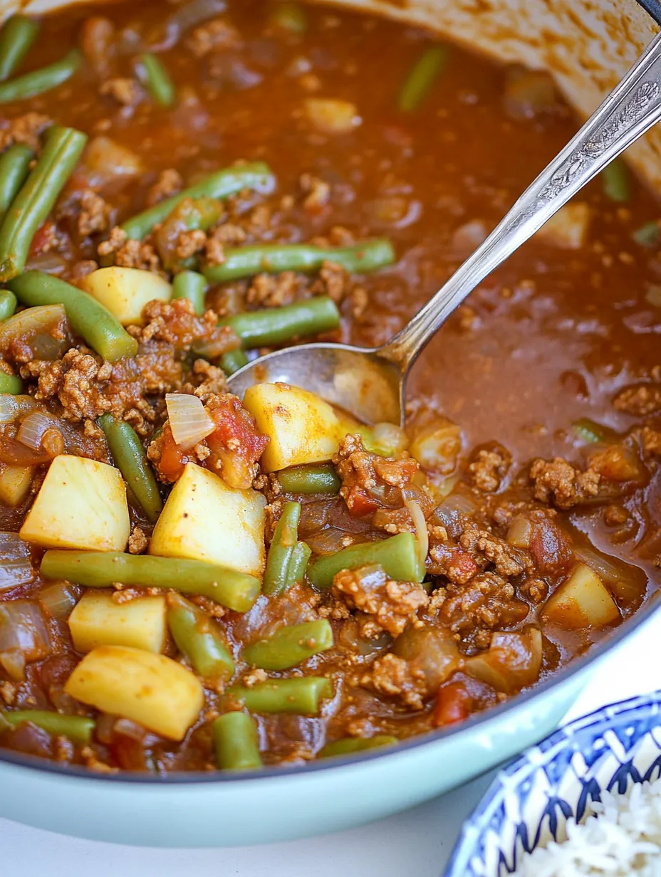 Green Bean Pan with Potatoes and Ground Meat – Simple and Hearty