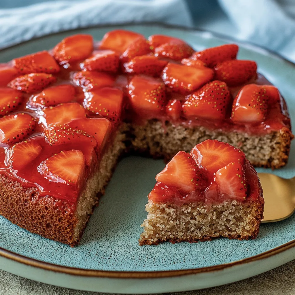 Almond Cake with Strawberries (Gluten-Free)