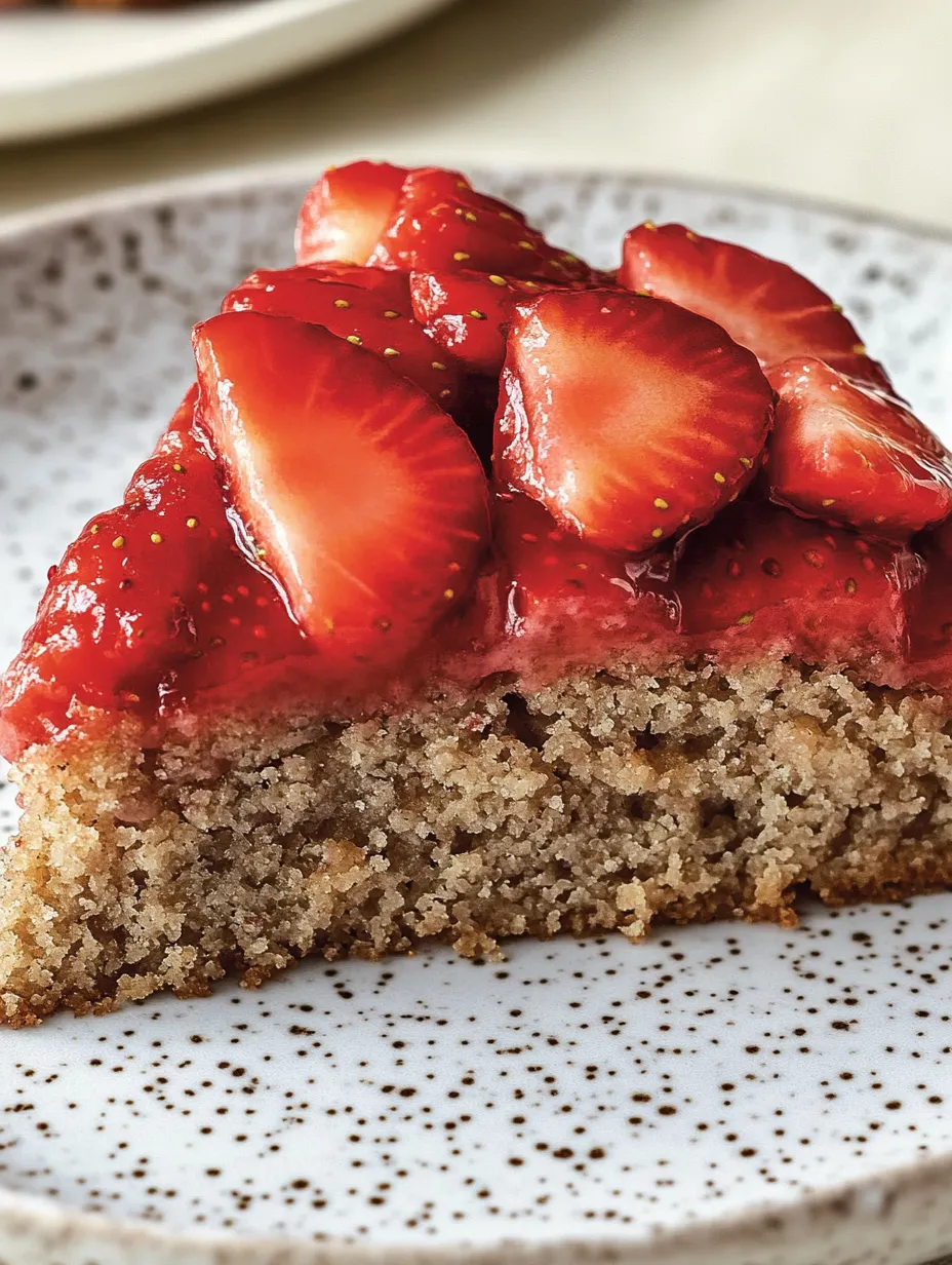 Gluten-Free Almond Cake with Strawberries – Simple and Delicious