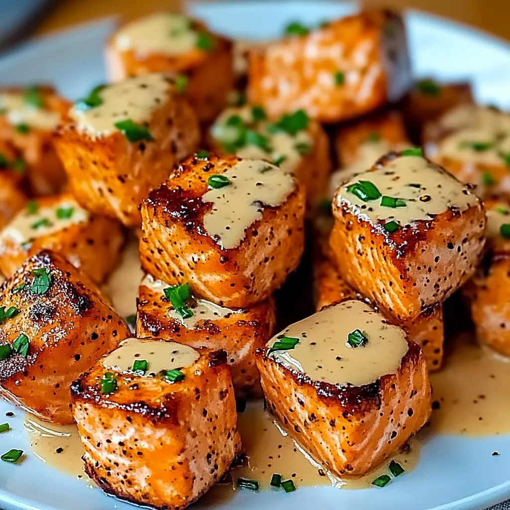 Crispy Spicy Salmon Bites