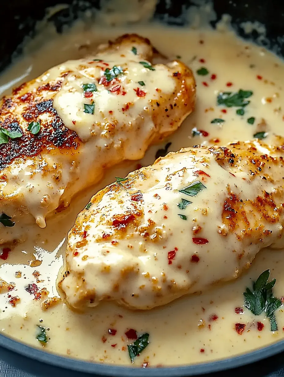 Creamy Garlic Cream Cheese Chicken – Quick & Flavorful!