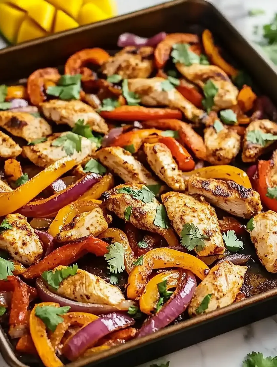 Sheet Pan Chicken Fajitas – Quick, Easy & Flavorful!