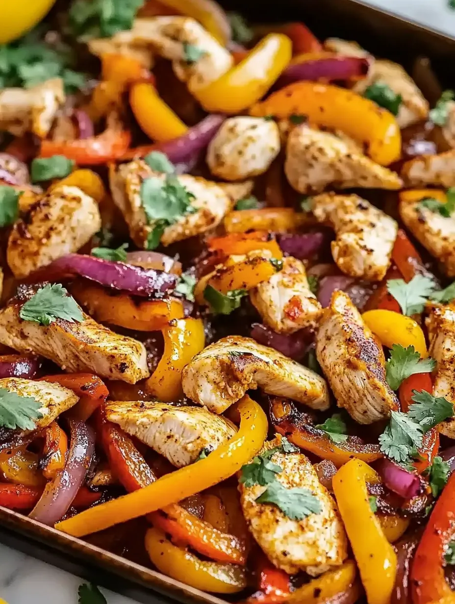 30-Minute Sheet Pan Chicken Fajitas – Simple & Delicious!