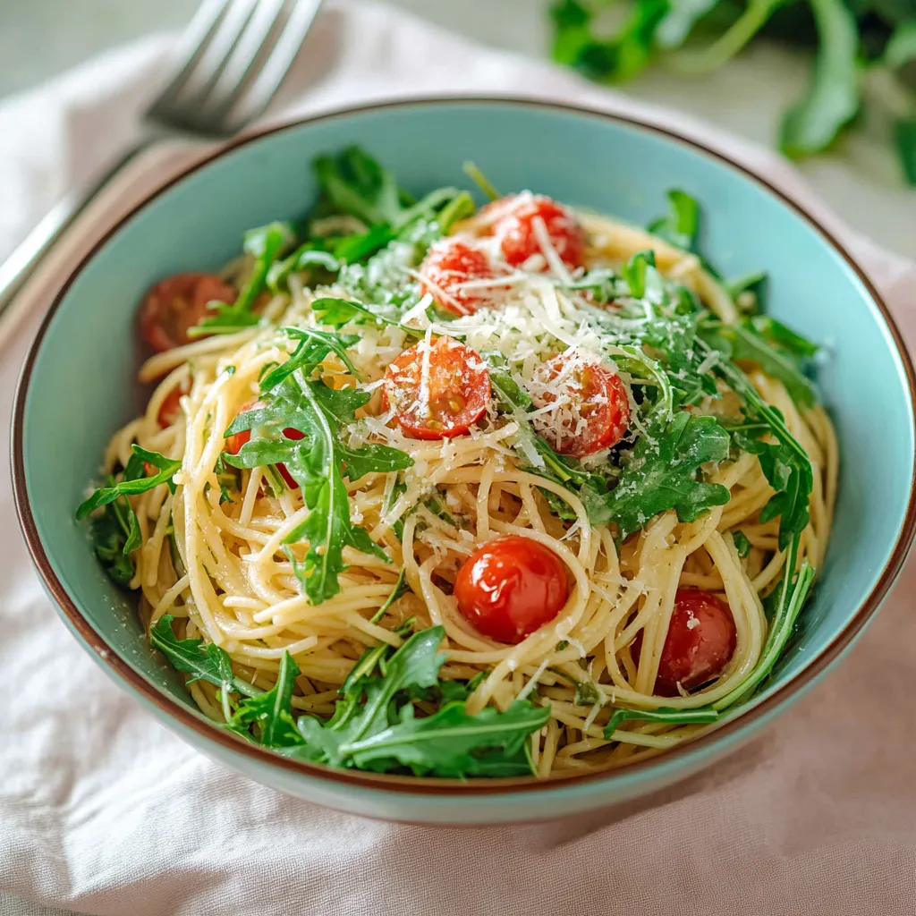 Arugula Pasta with Burrata: Simple, Quick, and Delicious