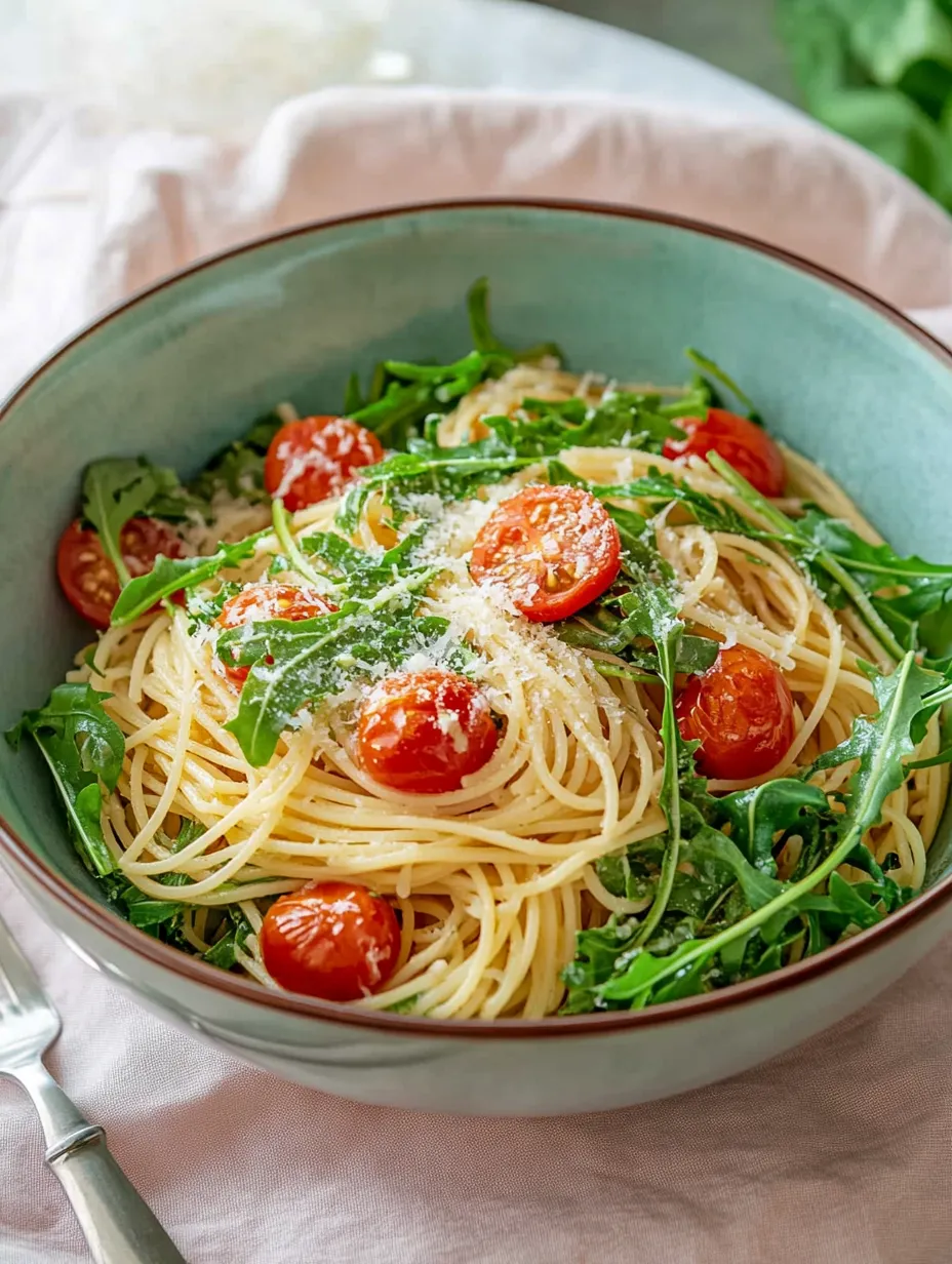 Arugula Pasta with Burrata – Simple, Quick and Delicious