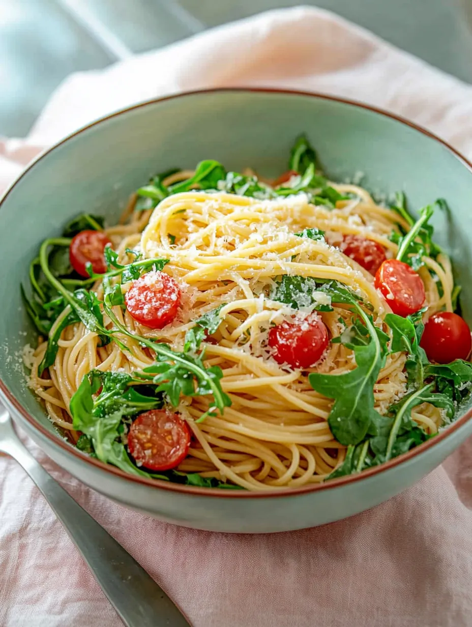 Creamy Arugula Pasta with Burrata – Super Quick and Delicious