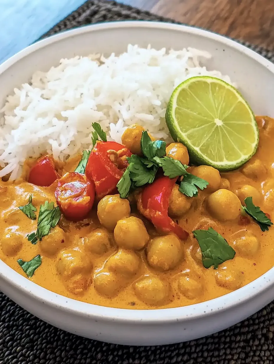 Lightning-Fast Chickpea Curry – Spicy and Delicious