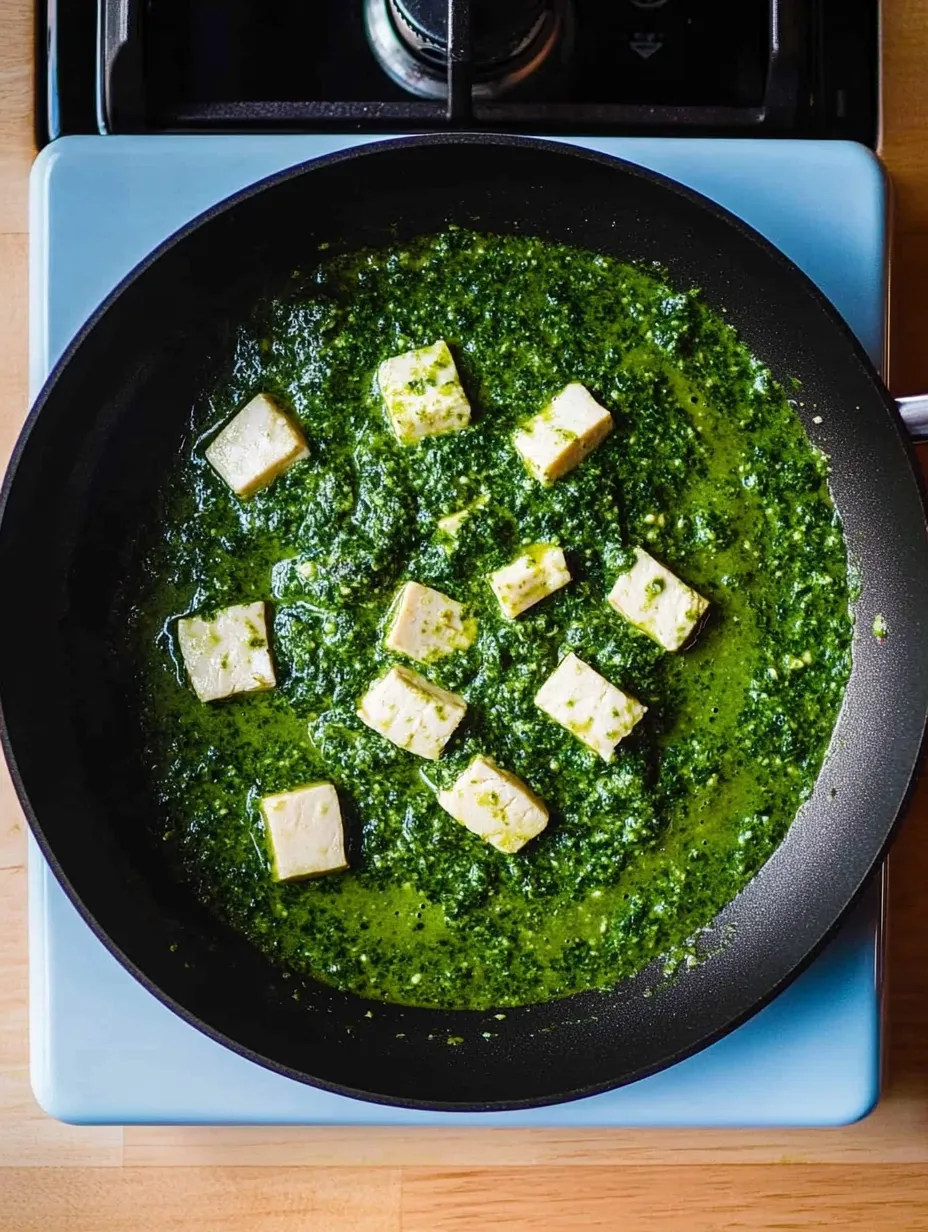 Kale Saag with Coconut Milk and Tofu – Creamy and Spicy