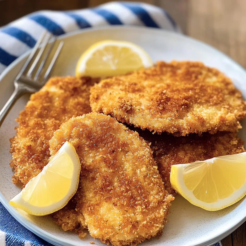 Chicken Schnitzel Super Crispy and Easy