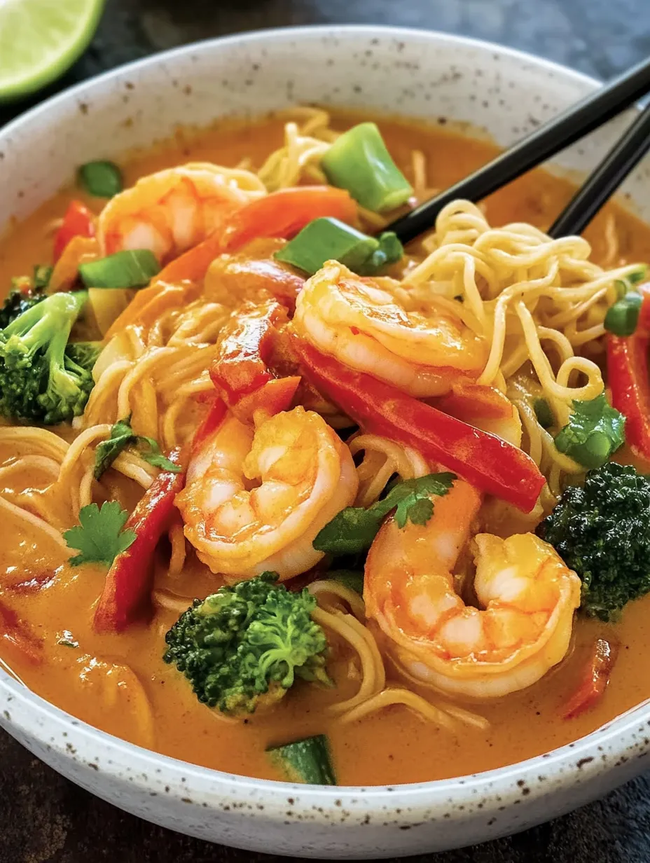 Quick Ramen with Shrimp – Spicy and Delicious
