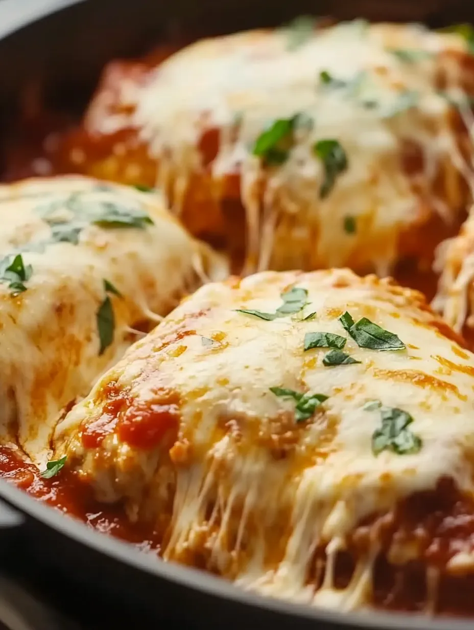 Baked Chicken with Gooey Mozzarella