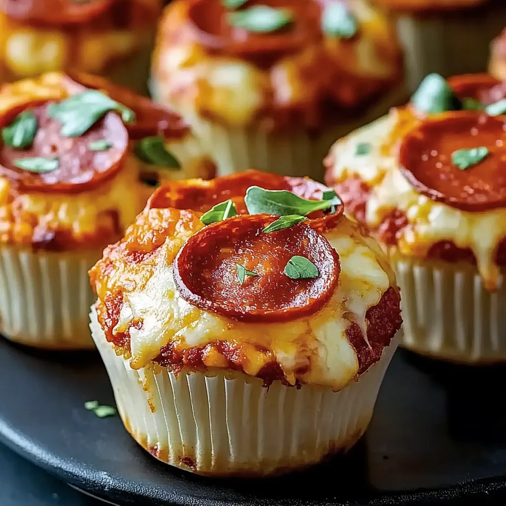 Deep Dish Pizza Cupcakes