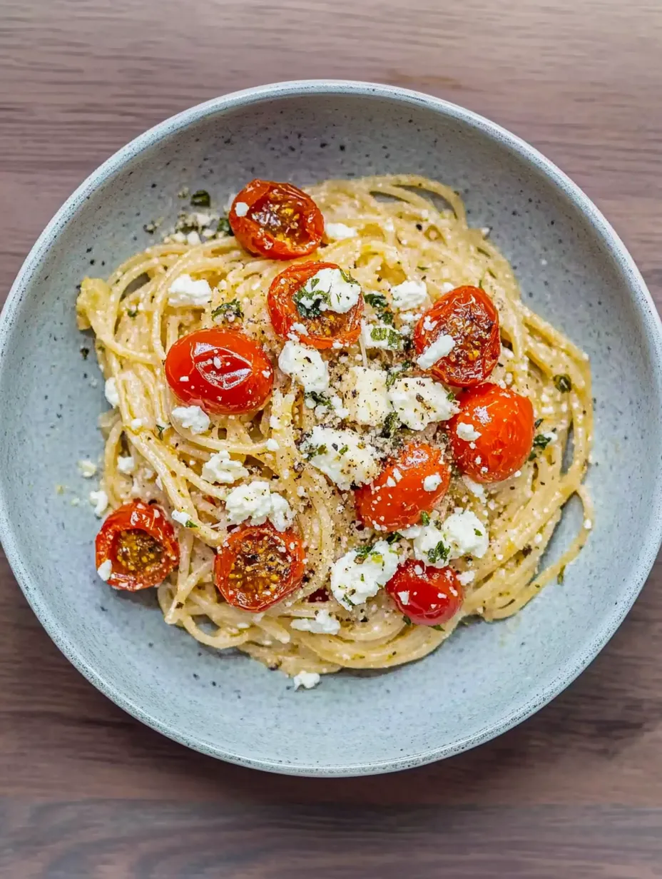 Baked Feta Pasta – Creamy One-Pot Spaghetti with Tomatoes