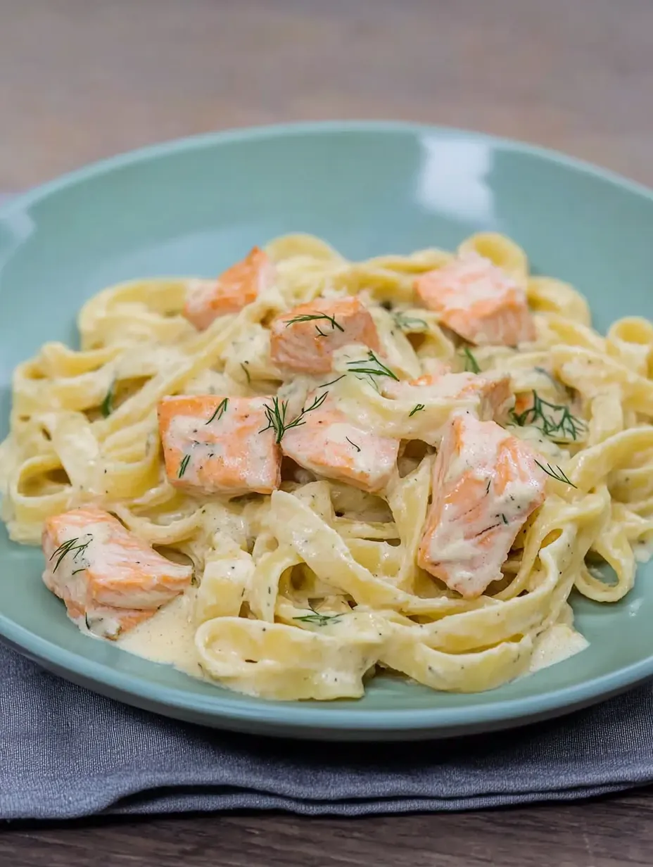 Pasta with Salmon and Cream Sauce – Simple and Delicious