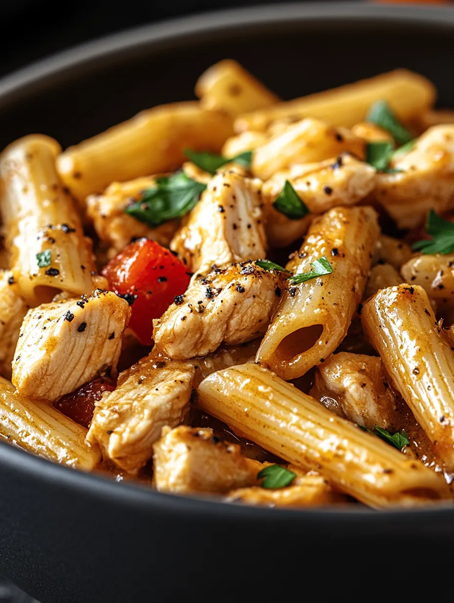 Honey Pepper Chicken Panini Pasta – Sweet, Spicy & Creamy!