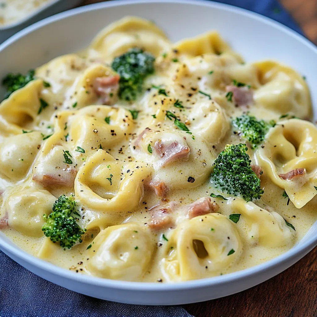 Tortellini Casserole in Cream Sauce - Quick, Delicious, and Easy