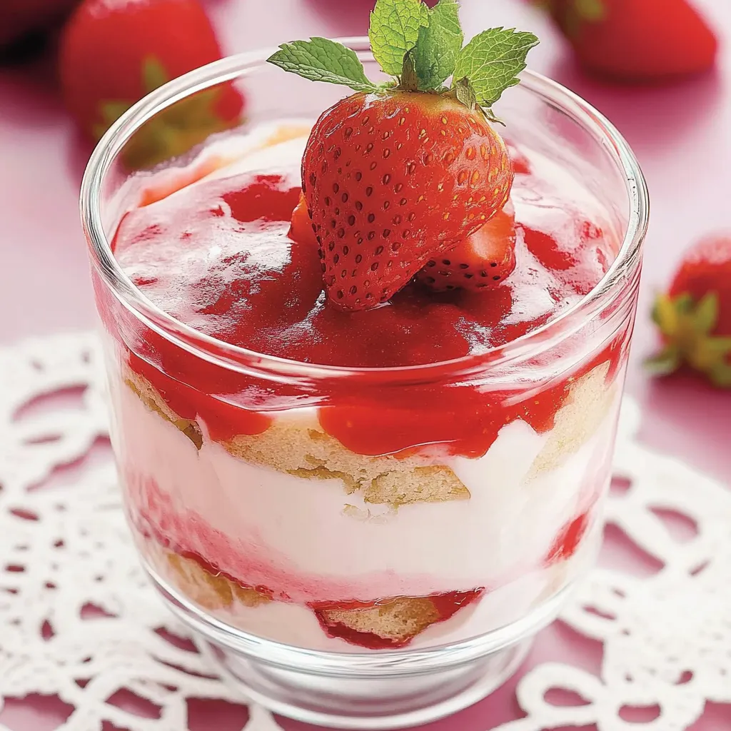 Strawberry Tiramisu in a Glass - A Dessert Dream