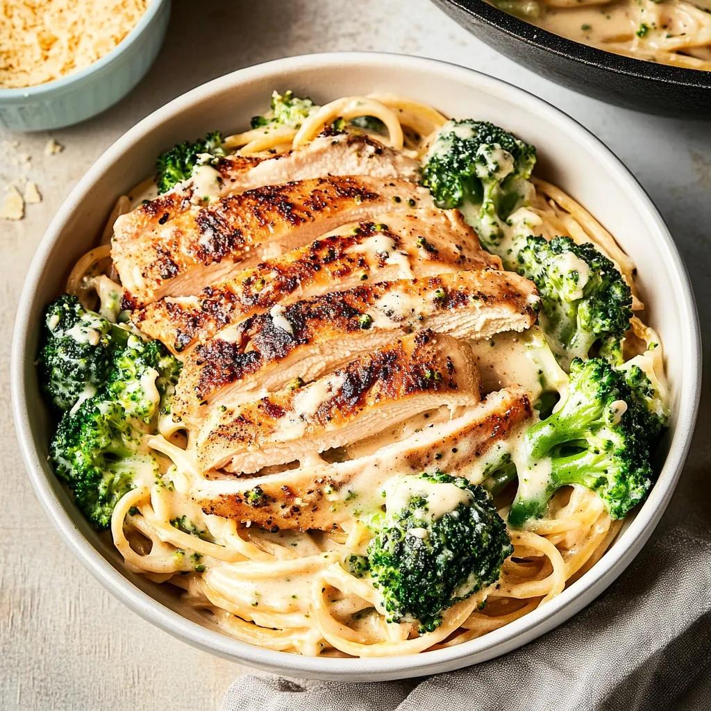 Low Calorie Chicken Alfredo