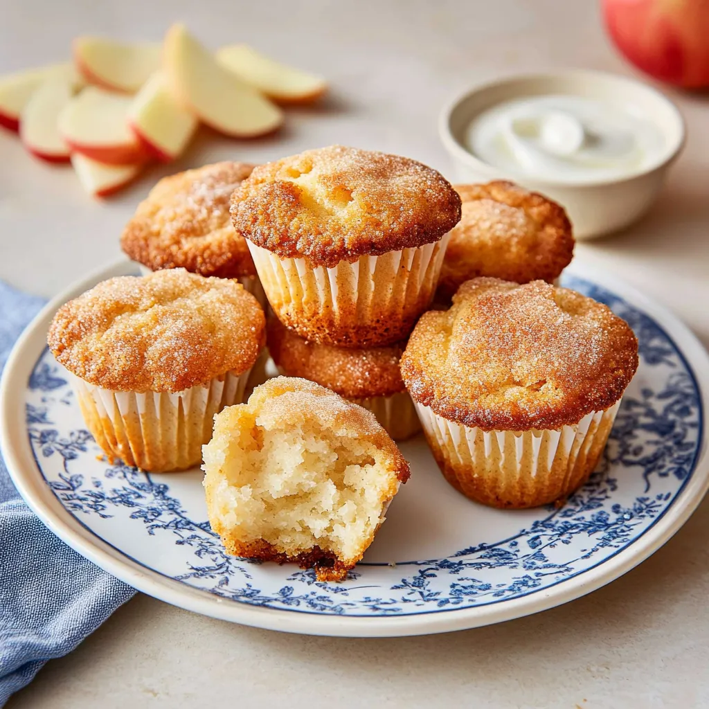 Apple Muffins with Yogurt