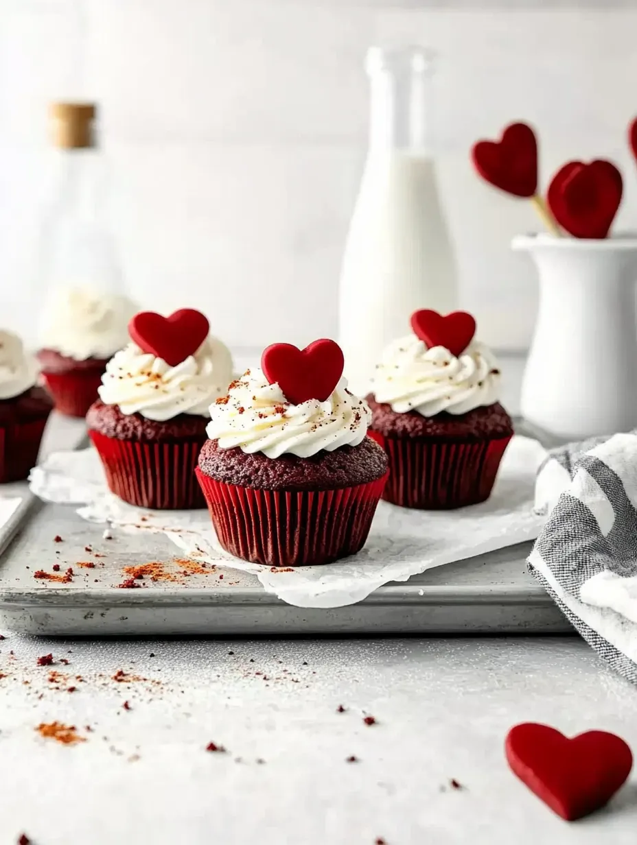 Velvety Red Velvet Cupcakes with Classic Cream Cheese Frosting