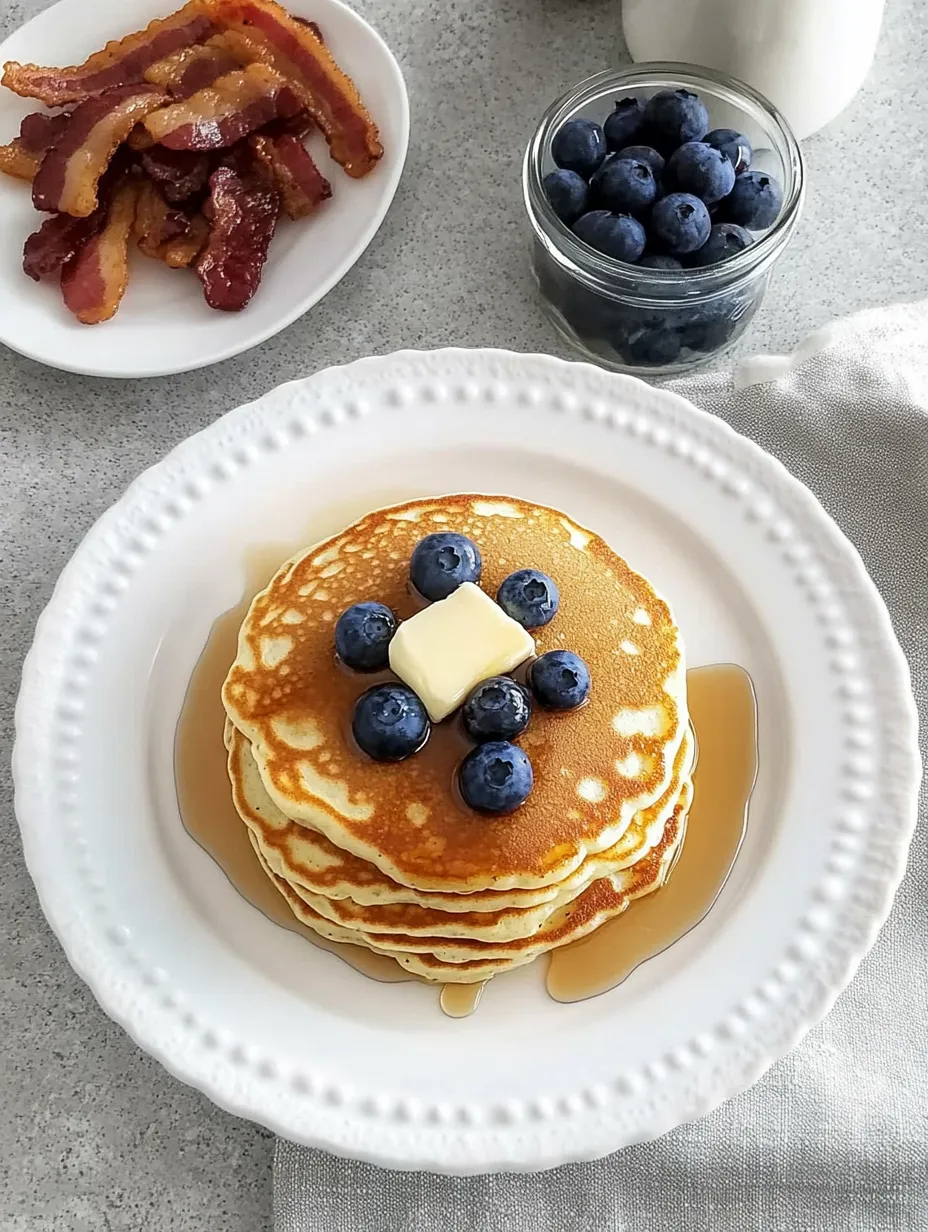 Simple and Fluffy Homemade Pancakes