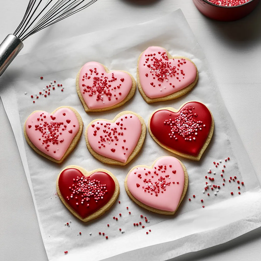 Valentine’s Day Sugar Cookies with Royal Icing