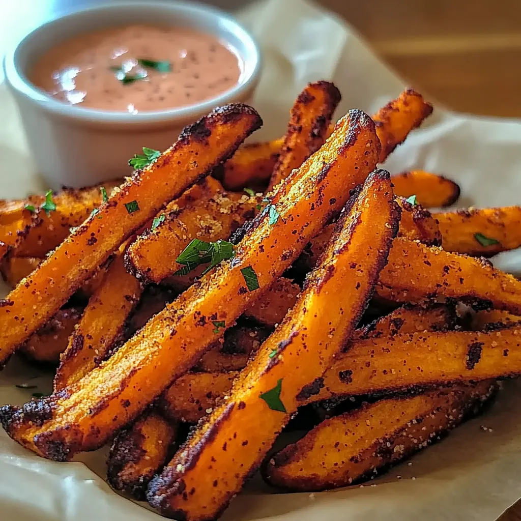 Crispy Oven Baked Sweet Potato Fries