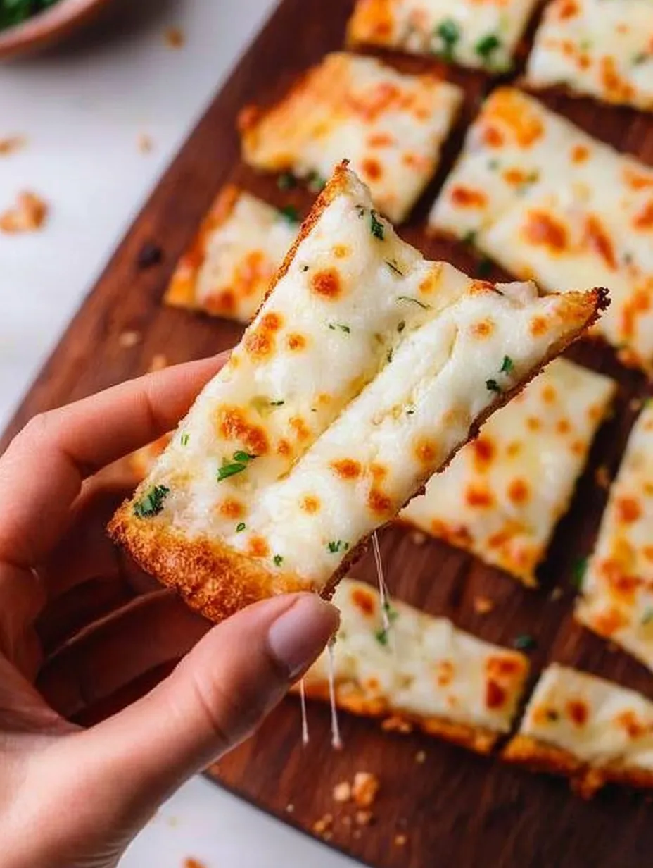 The Best Cheesy Garlic Bread – Gooey, Buttery & Flavorful!