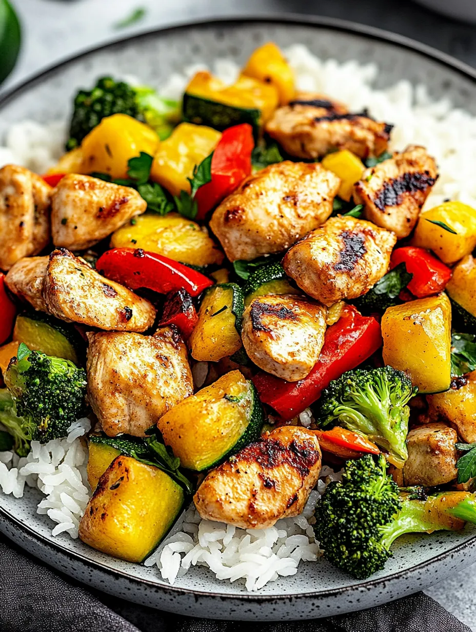 One-Pan Healthy Chicken & Vegetables Skillet – Quick & Flavorful!