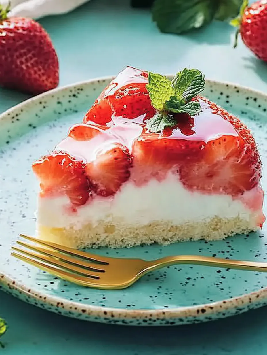 Strawberry Cake with Pudding – Creamy, Fruity and Delicious