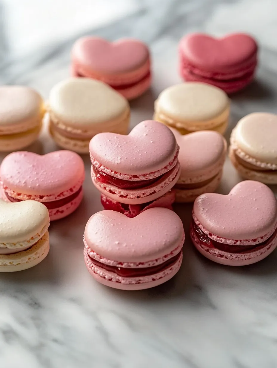 Romantic Heart-Shaped Macarons – Elegant & Delicious!