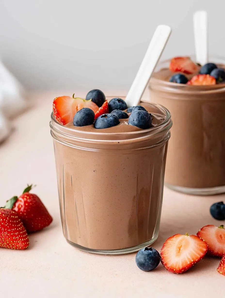 Rich & Creamy Chocolate Protein Pudding – Healthy & Delicious!