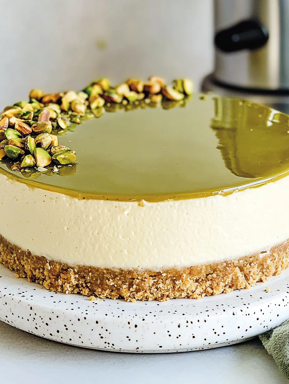 Pistachio Cheesecake No-Bake – Luxurious, Creamy and Irresistible