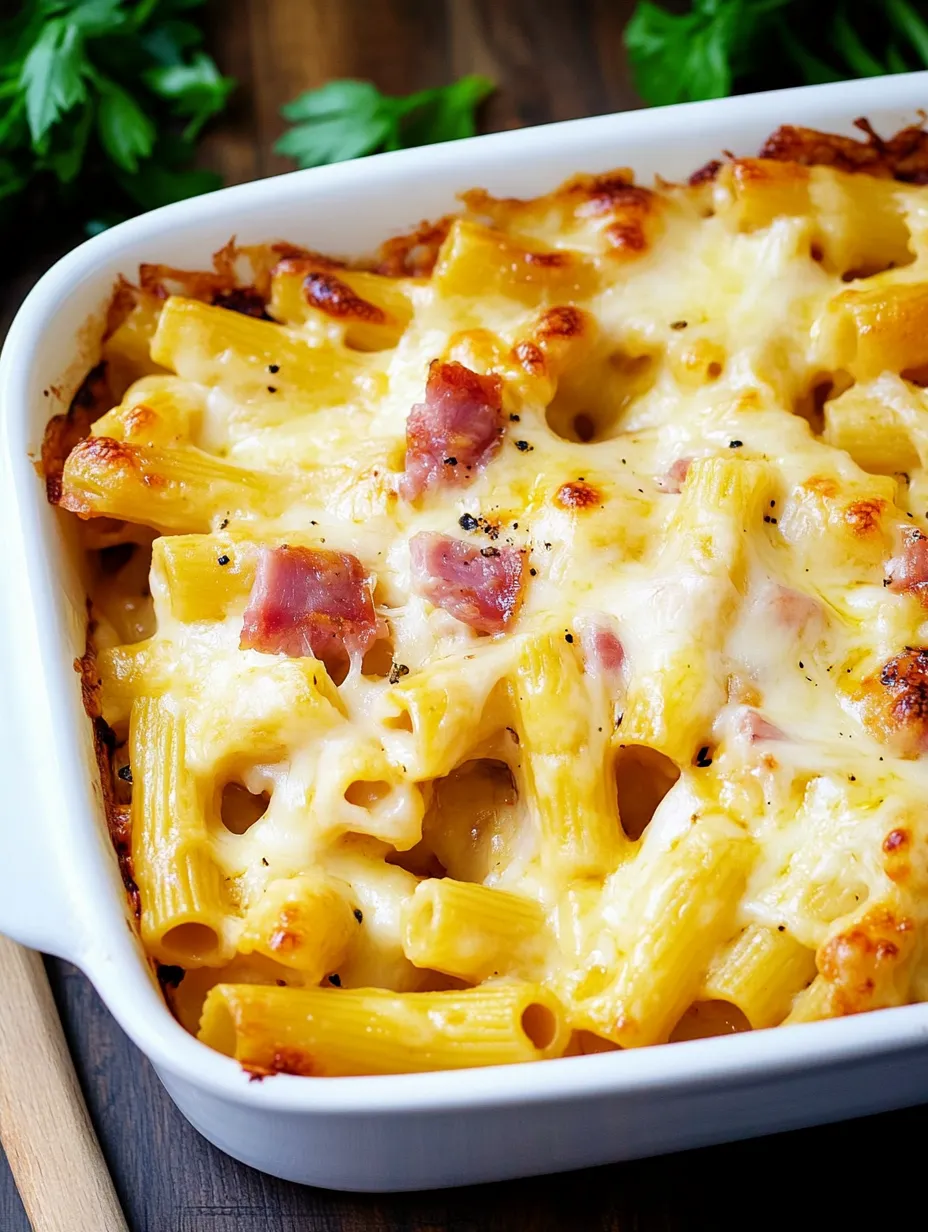 Pasta Ham Gratin – Classic, Creamy Pasta Bake