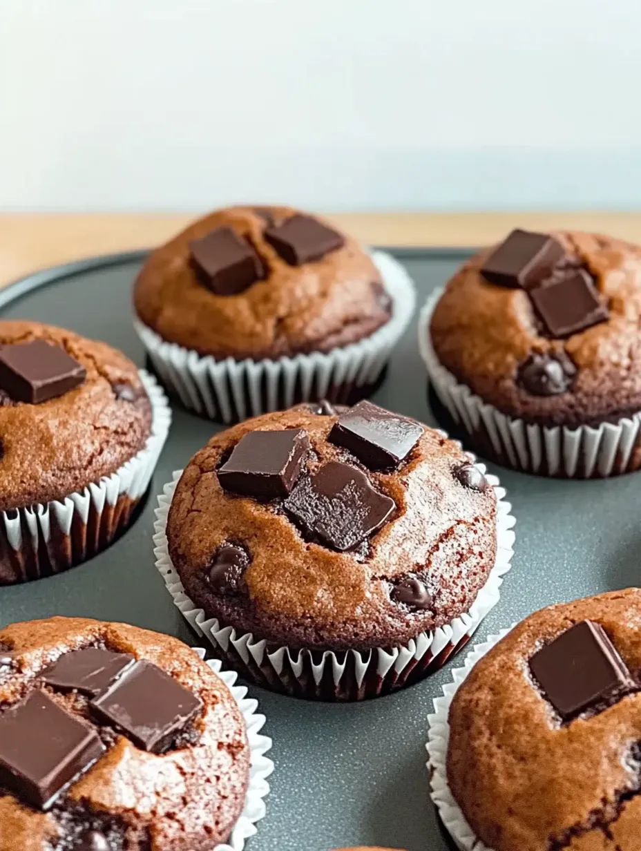 Moist Chocolate Muffins with Oil – Quick, Fluffy and Chocolatey Delicious