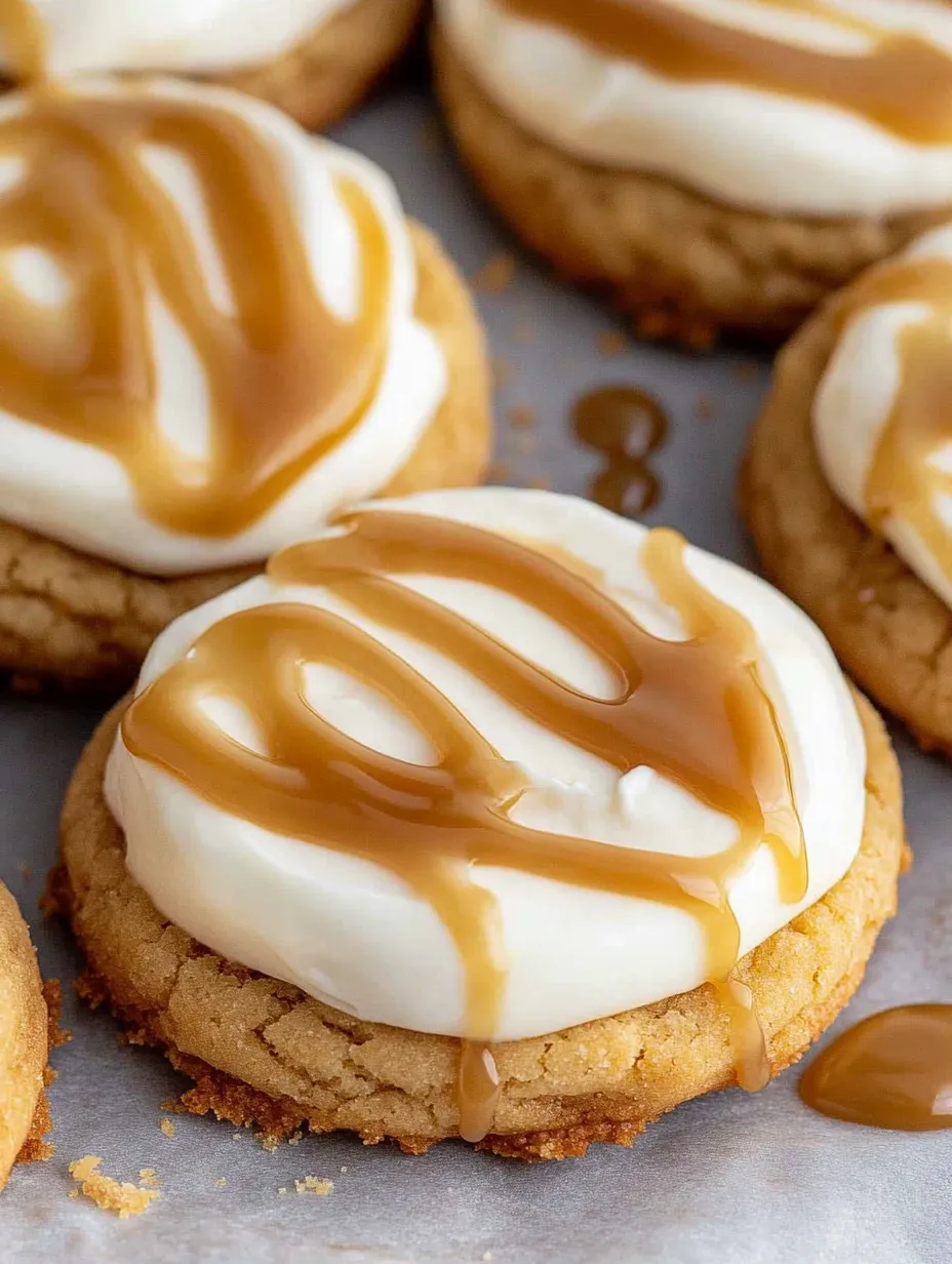 Copycat Crumbl Salted Caramel Cheesecake Cookies – Rich & Buttery!