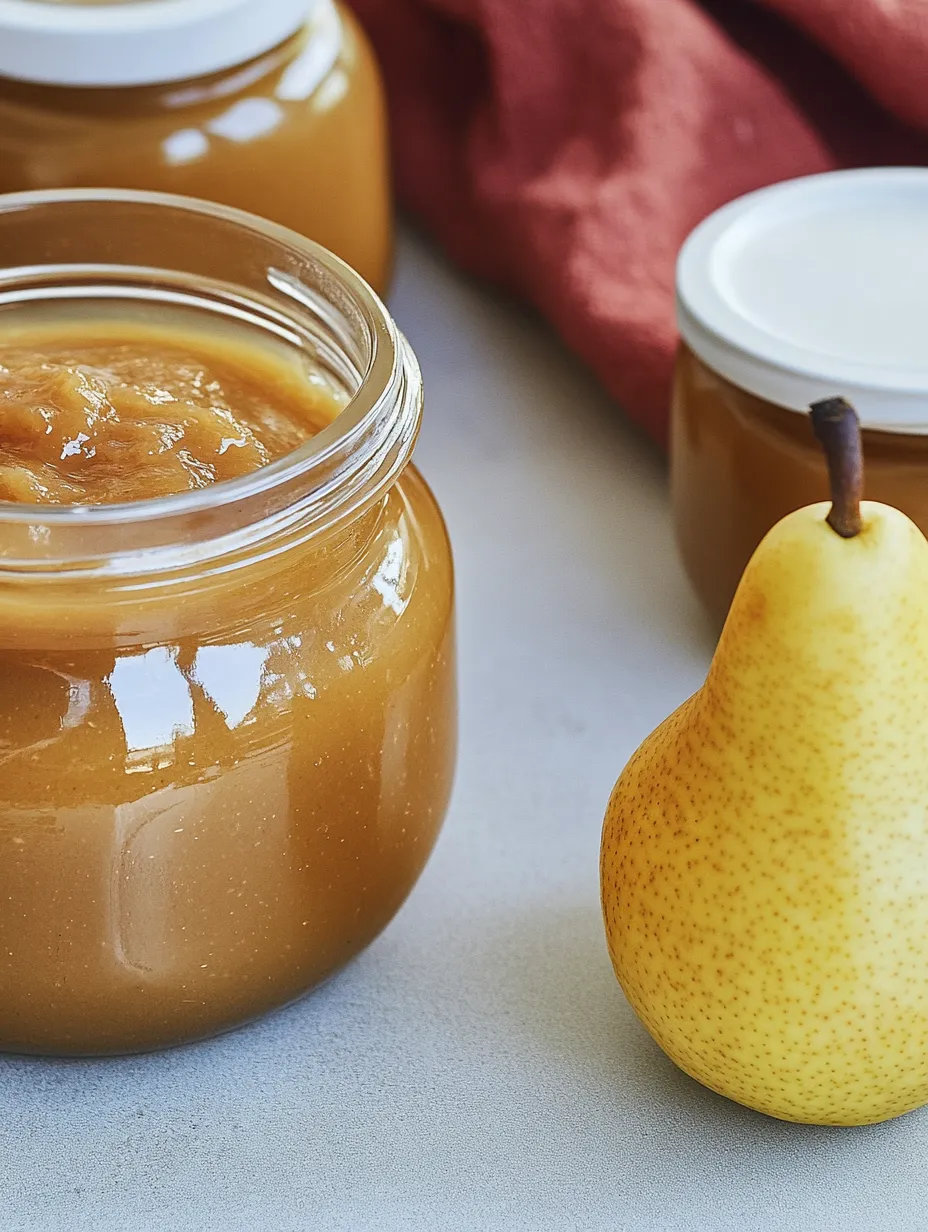 Pear Marmalade with Eggnog – Creamy, Fruity and Tempting