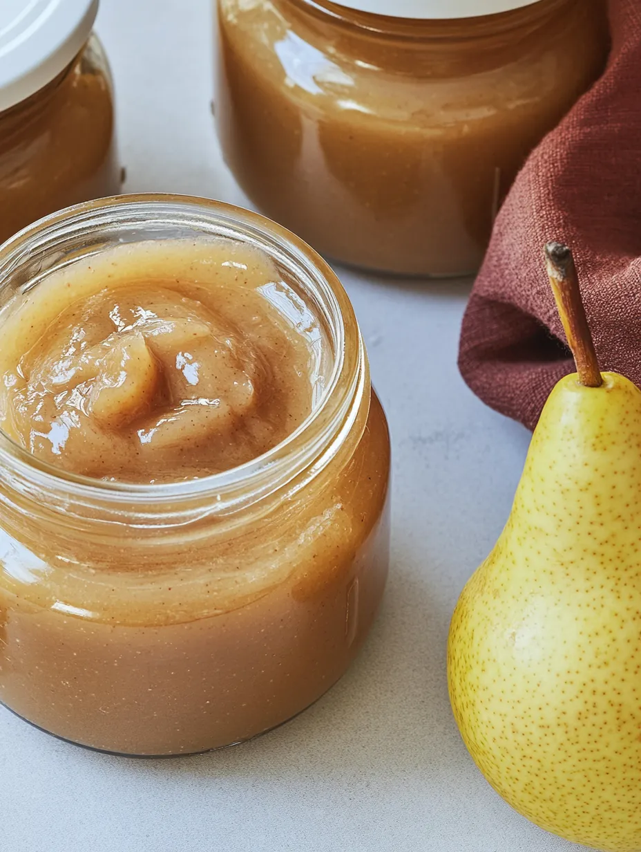 Pear Marmalade with Eggnog – Fruity, Velvety and Especially Delicious