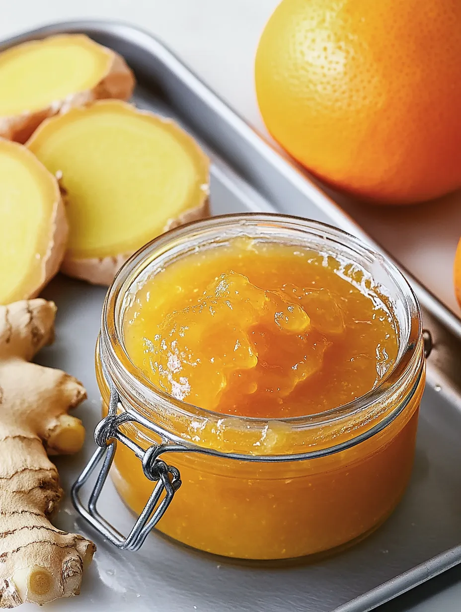 Orange-Ginger Marmalade – Aromatic, Fruity and Delicately Spicy
