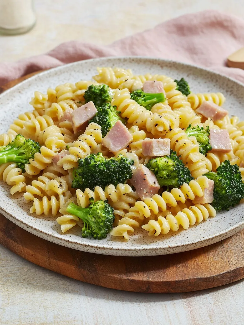 Broccoli Ham Pasta – Simple, Satisfying and Delicious