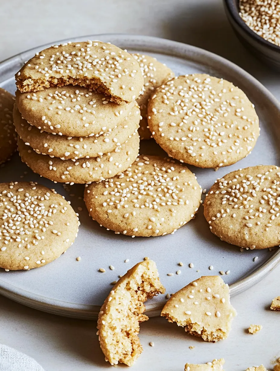 Delicate Tahini Cookies - Sesame Meets Sweetness