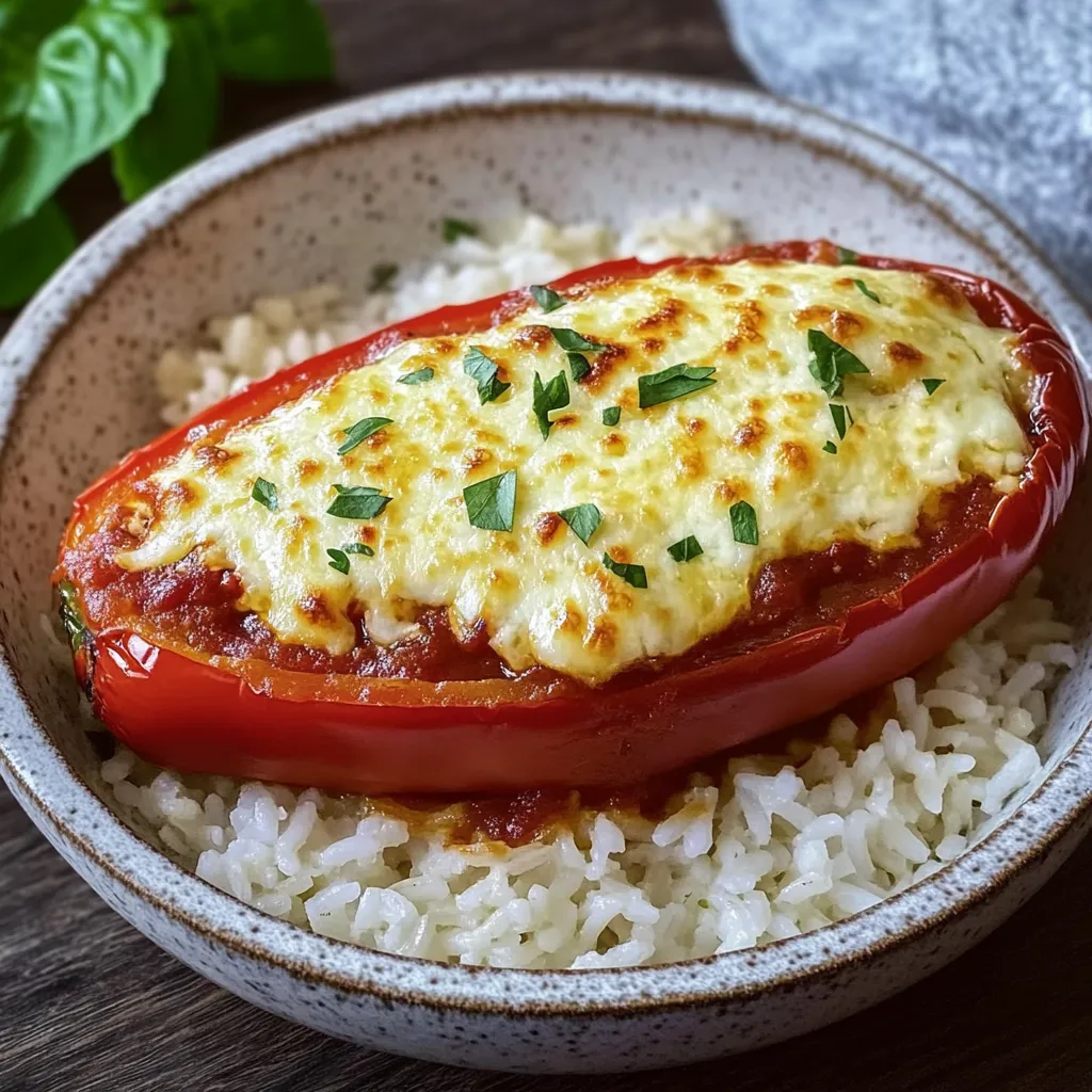 Stuffed Pointed Peppers with Feta