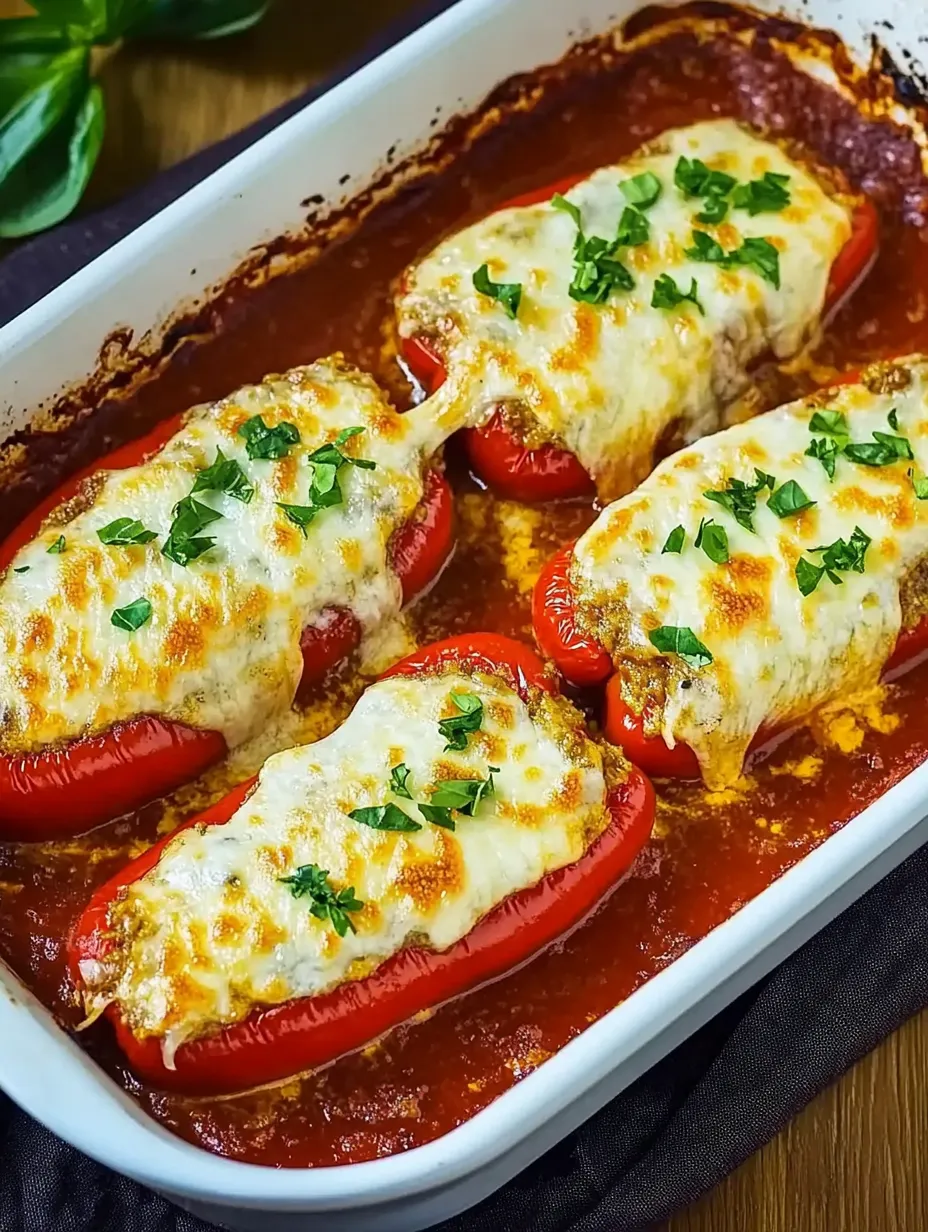 Pointed Peppers with Feta Filling - Light, Aromatic & Quickly Made!