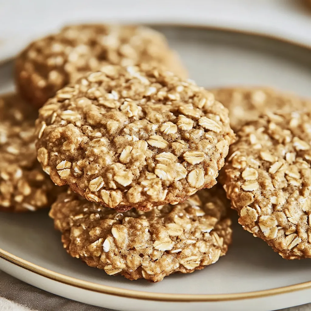 Healthy Banana-Oat Cookies