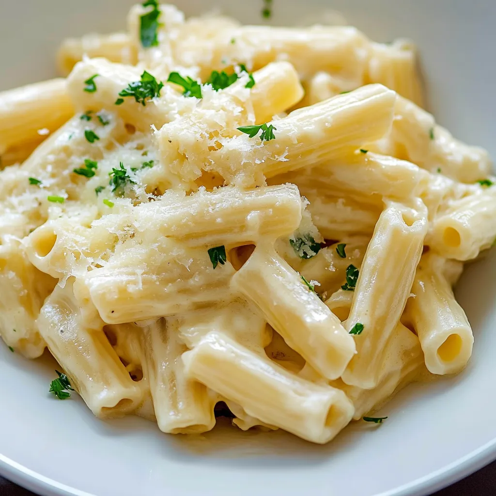 Creamy Garlic Pasta - 20 Minute Recipe