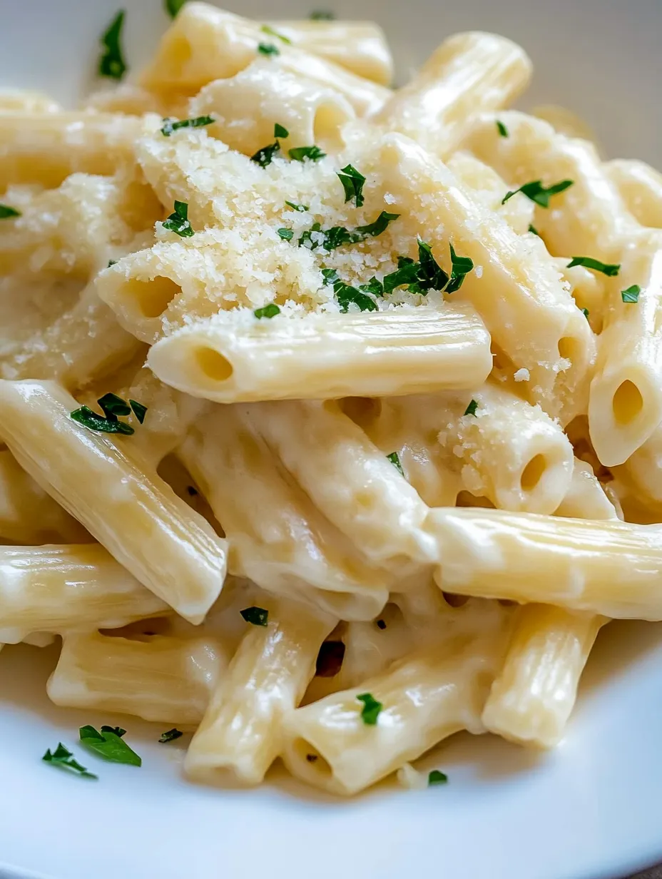 Quick Garlic Pasta with Cream Sauce - Enjoyment in 20 Minutes