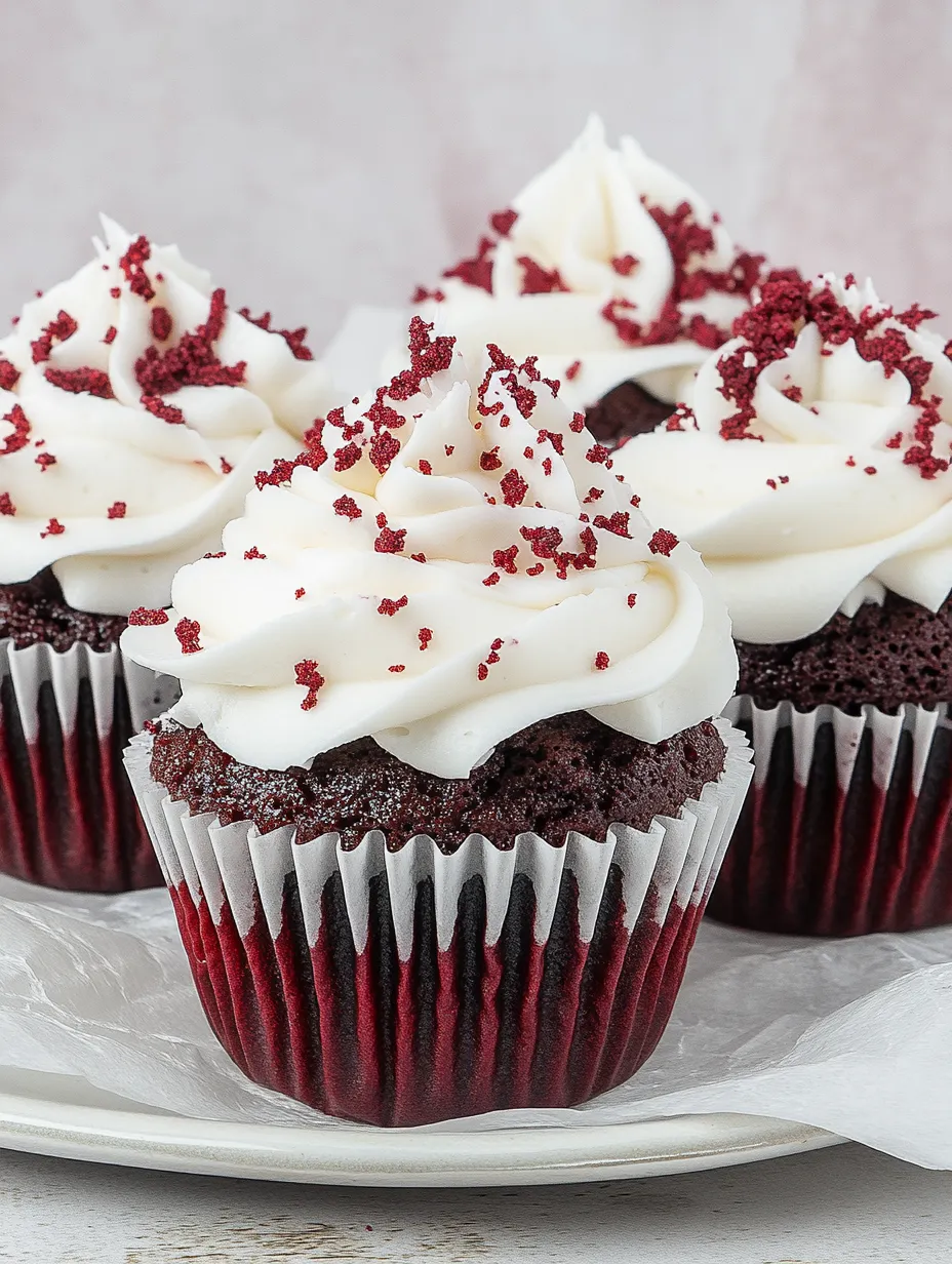 Classic Red Velvet Cupcakes - Heavenly Fluffy!