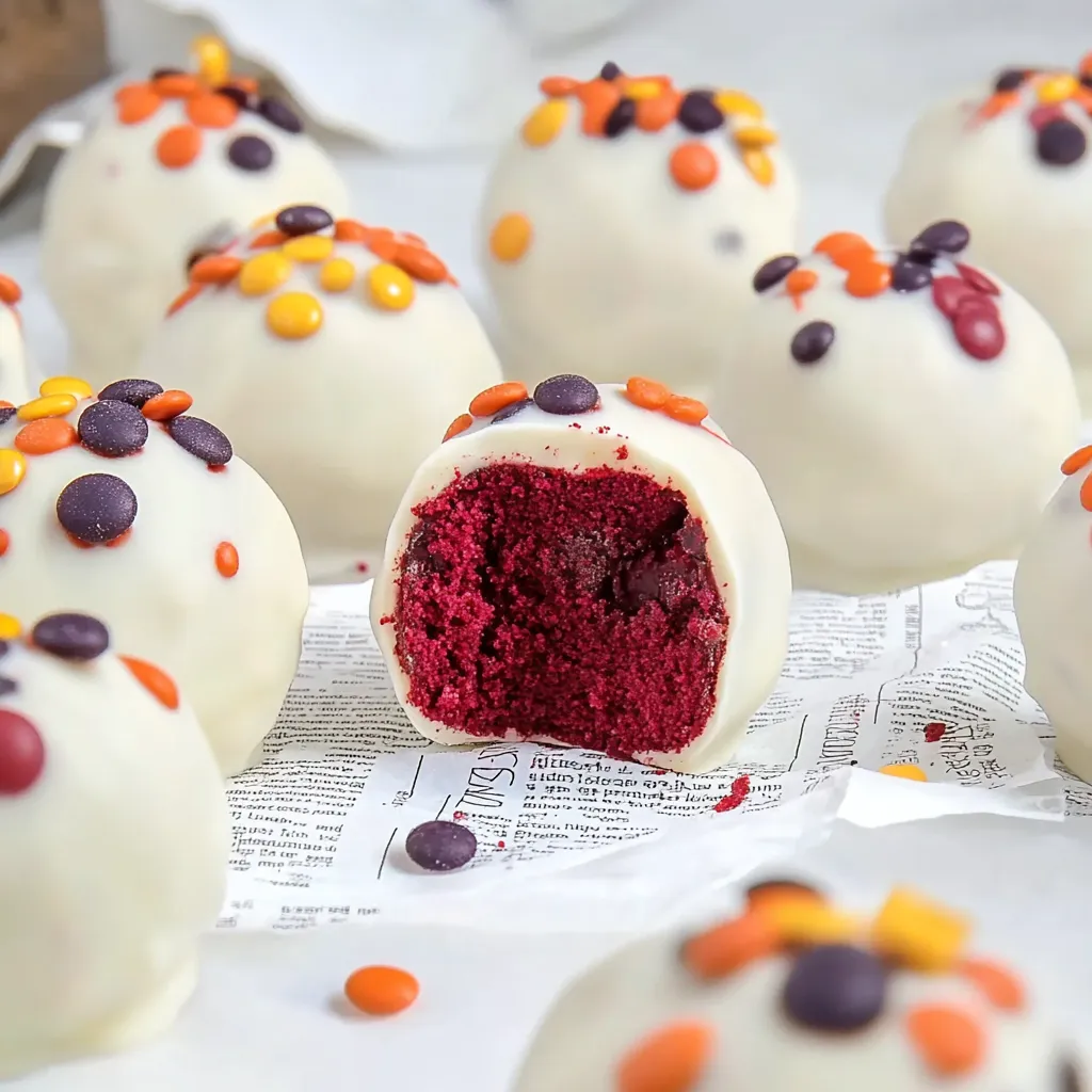 Red Velvet Cake Truffles