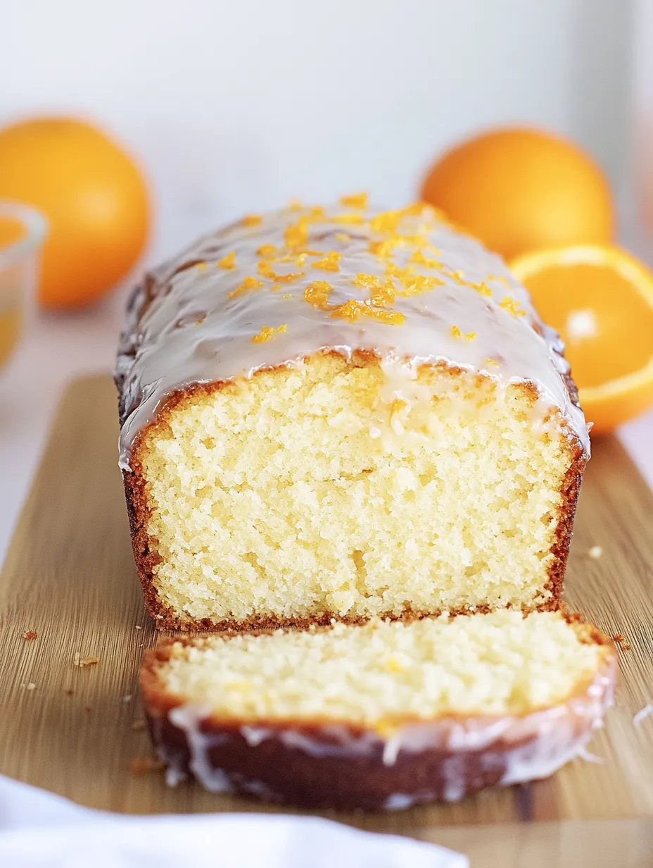 Moist Orange Cake with Yogurt